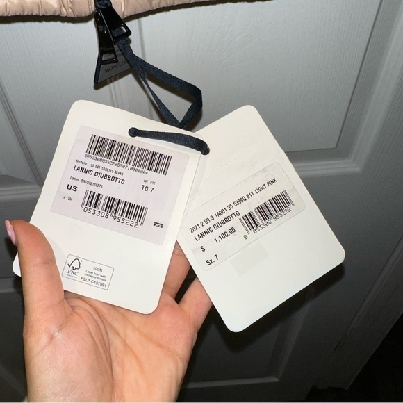 New Moncler Size 7 (4xl) Logo-patch Padded Down Jacket - Picture 9 of 16